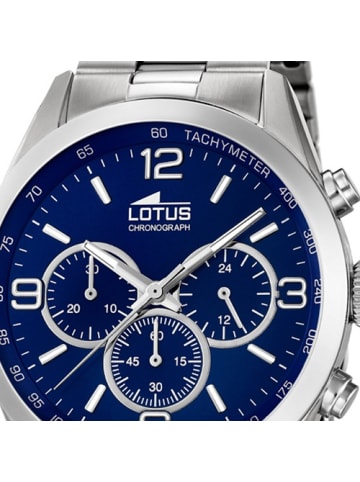 Lotus Analog-Armbanduhr Lotus Minimalist silber groß (ca. 43mm)