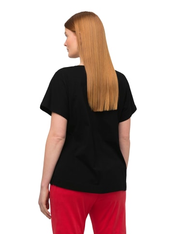 Ulla Popken Shirt in schwarz