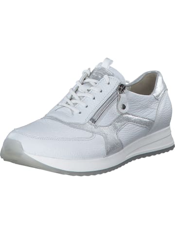 WALDLÄUFER Schnürschuhe in weiss silber