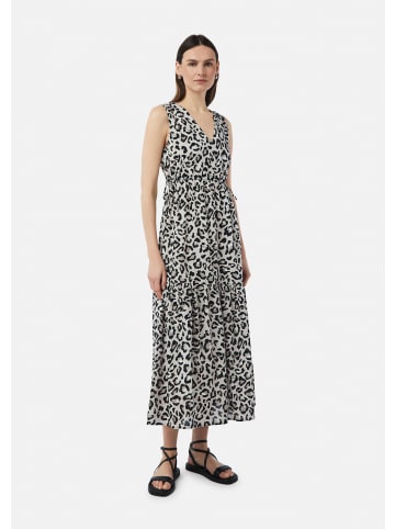 comma CI Kleid lang in Grau-mehrfarbig