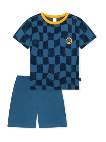Schiesser Pyjama Nightwear in Atlantikblau