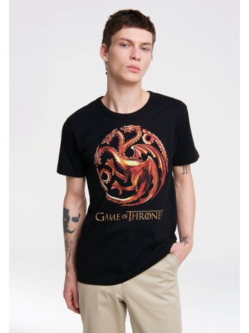 Logoshirt T-Shirt Game Of Thrones - Targaryen in schwarz