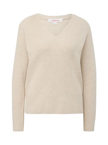 s.Oliver Strickpullover in 81W0_beige