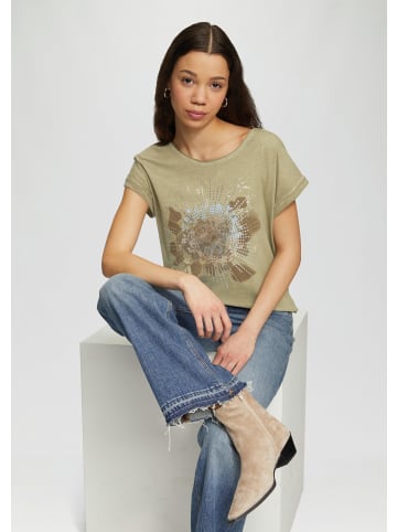 QS T-Shirt in 78D2_tannengrün