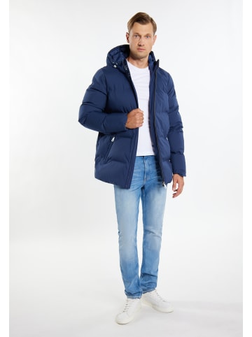 DreiMaster Maritim Winterjacke Mit Wattierung in Marine