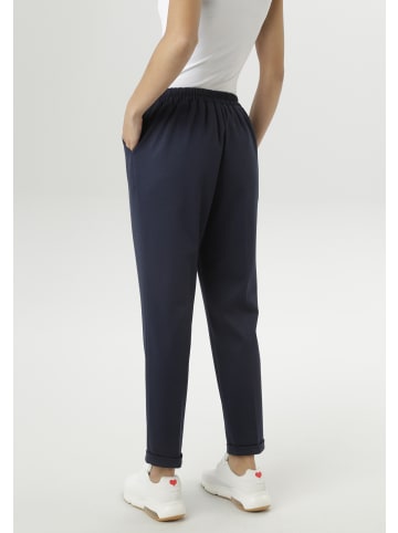 Aniston SELECTED Schlupfhose in dunkelblau
