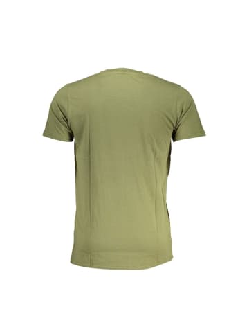 cavalli CLASS Grünes Baumwoll-T-Shirt