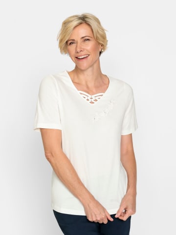 WITT WEIDEN Kurzarmshirt in ecru
