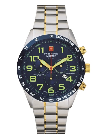 Swiss Alpine Military by Grovana Analoguhr für Herren in silber