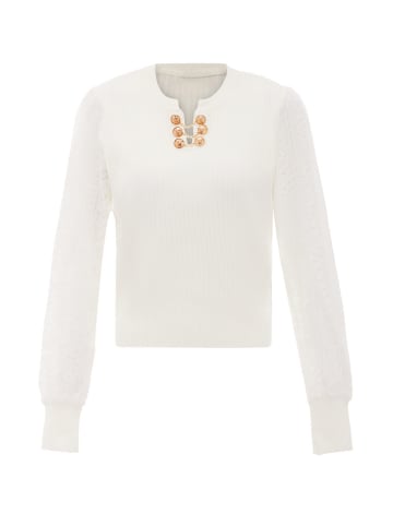 faina Women Sweater in Weiss