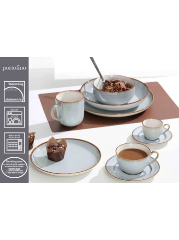 Ritzenhoff & Breker 6er Set Kaffeebecher Portofino 400 ml in grau