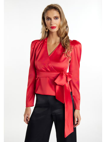 faina Wickelbluse in Rot