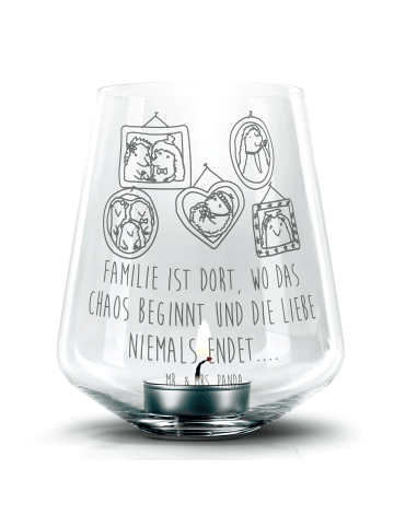 Mr. & Mrs. Panda Stimmungslicht Igel Familie mit Spruch in Transparent