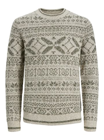 Jack & Jones Strickpullover in Island Fossil