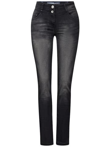 Cecil Jeans in dark grey washed