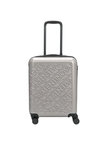 Valentino Bags Mars Carry On - 4-Rollen-Kabinentrolley 54.5 cm (silber) in silver