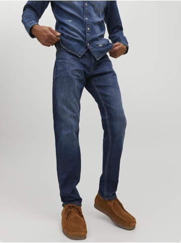 Jack & Jones Tapered Fit Jeans in Blue Denim