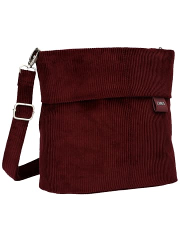 Zwei Beuteltasche Mademoiselle M8 in Cord-Bordeaux