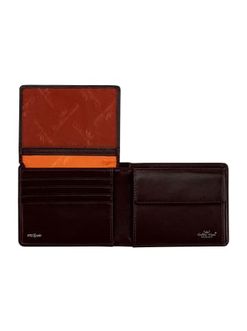 Golden Head Capri Geldbörse RFID Leder 12 cm dunkelbraun