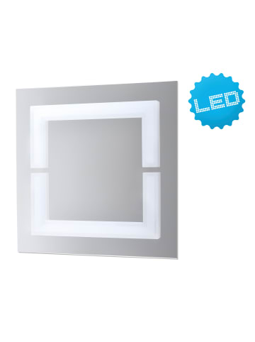 näve LED Deckenleuchte "ROVIGO" in chrome - (L)35.5 cm x (B)35.5 cm x (H)4 cm