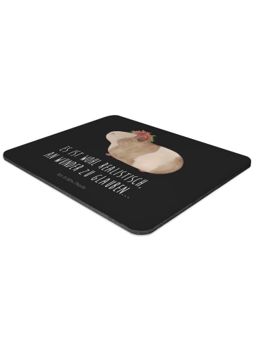 Mr. & Mrs. Panda Mouse Pad Meerschweinchen Weisheit mit Spruch in Schwarz