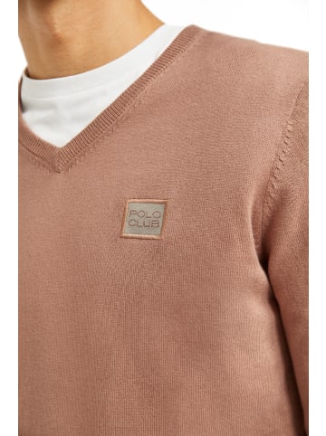 Polo Club Pullover in Taupe