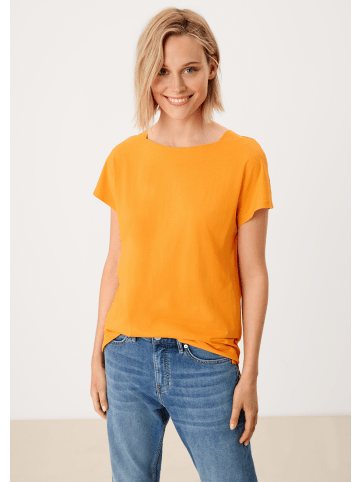 s.Oliver T-Shirt ärmellos in Orange