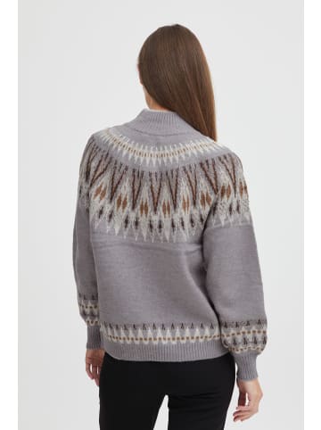 b.young Strickpullover BYOLIKA JACQUARD JUMPER 2 - 20812499 in natur