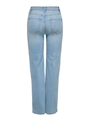 ONLY Jeans mit weitem Bein in Light Blue Denim