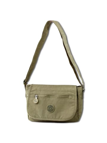 Bag Street Umhängetasche Nylon stone, braun, grau ca. 22cm