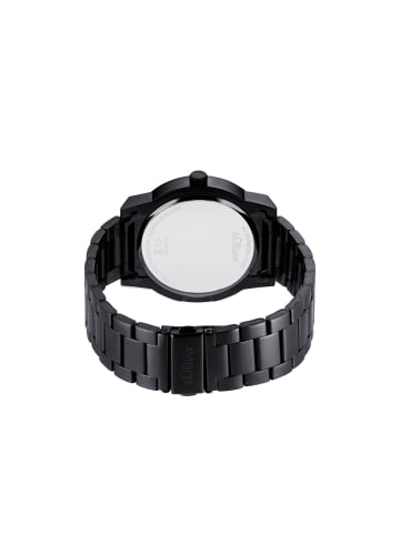 s.Oliver Quarzuhr 2036557 in Schwarz