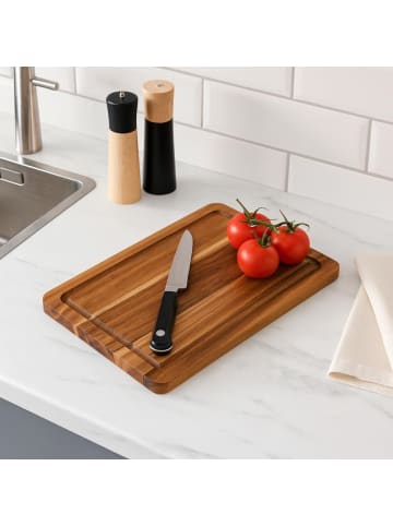 Kesper Schneidebrett aus Akazie in Braun, (B) 20 x (H) 1,5 x (L) 30 cm