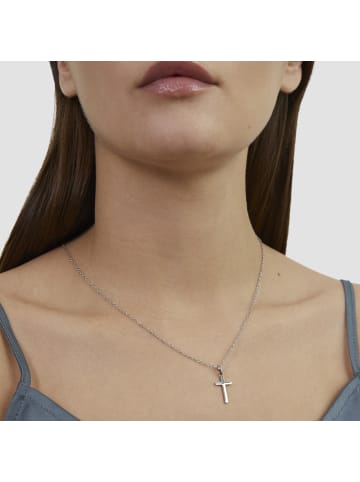 s.Oliver Halskette Modern Cross in silber