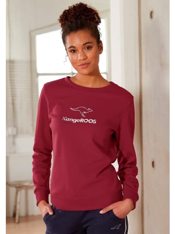 Kangaroos Sweatshirt in rot