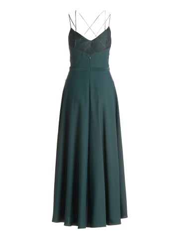 Vera Mont Abendkleid mit Volant in Dusty Slate
