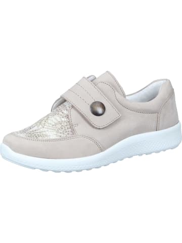 Comfortabel Klettverschluss-Schuhe, Slipper in beige