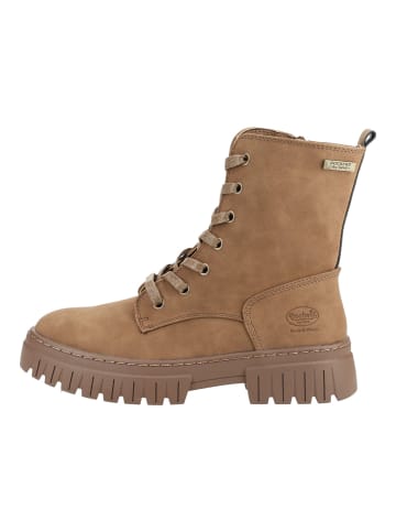 DOCKERS Stiefelette in Braun/Schwarz