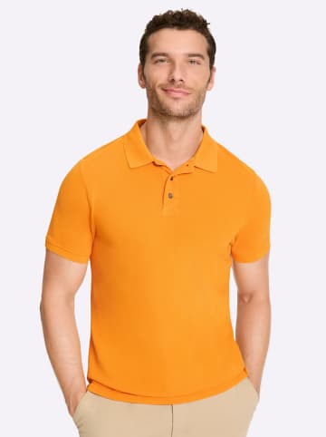 WITT WEIDEN Kurzarm-Poloshirt in ocker