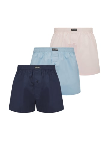 Lyle & Scott Boxer 3-Er Set in Rosa/Hellblau/Dunkelblau