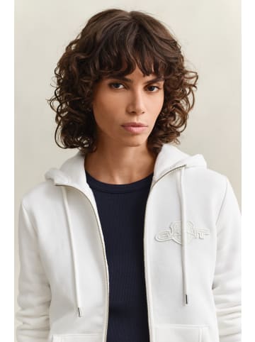 Gant Sweatjacke in ecru - 0003