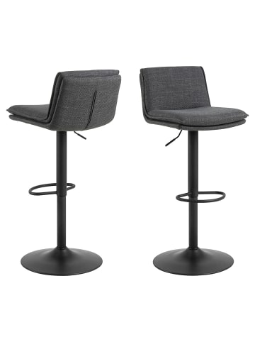 ebuy24 Barhocker Flynn Grau 2er Set