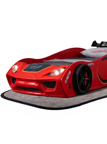 Coemo Autobett VENTO im Rennwagen-Design mit Lattenrost in Rot
