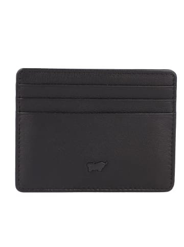 Braun Büffel Hannes Kreditkartenetui RFID Schutz Leder 10.5 cm in schwarz