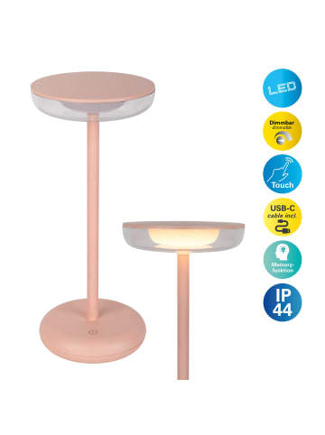 näve LED Außentischleuchte "PASI" in pink - EEK G