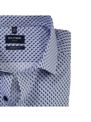 OLYMP  Langarm Business Hemd für Herren in blau