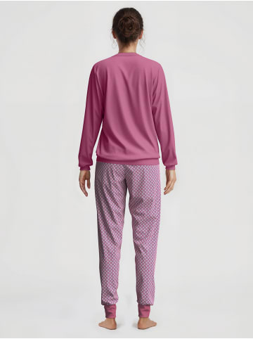 Calida Pyjama in red violet