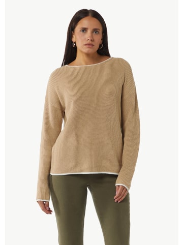 comma CI Strickpullover langarm in Braun