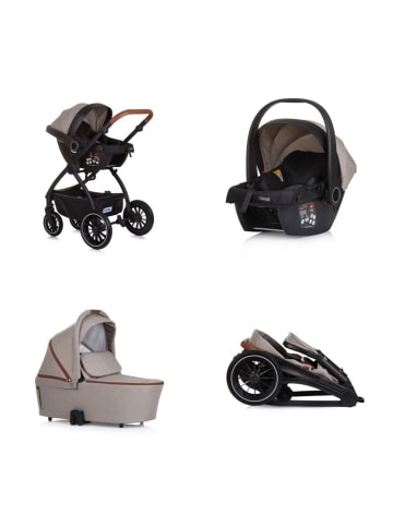 Chipolino Kombikinderwagen 3in1 Prestige in natur
