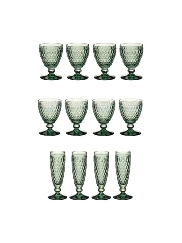 Villeroy & Boch 12er Set Wasser-, Wein- und Sektgläser Boston Coloured in Blau