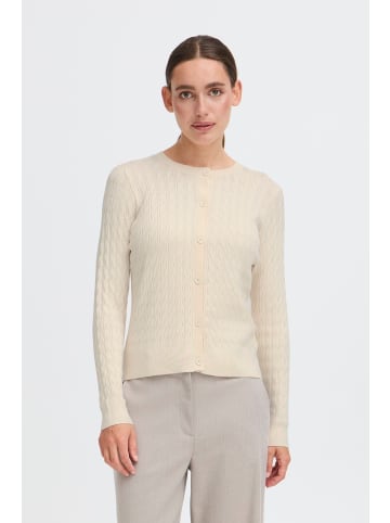Oxmo Strickjacke OXISASJA in Beige